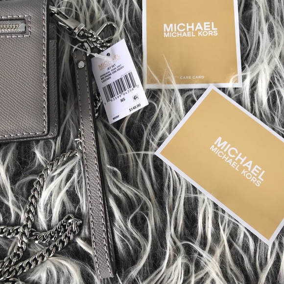 NWT Michael Kors Jet Set Phone Chain Crossbody - Picture 8 of 9